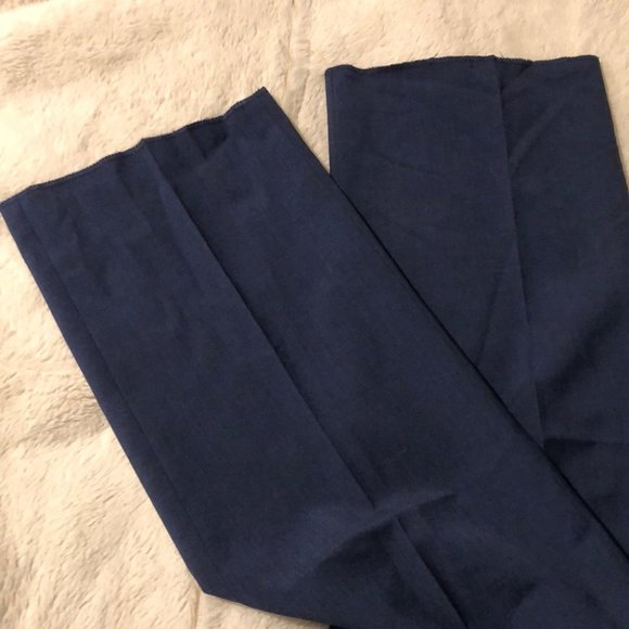 Calvin Klein Malik Wool Dress Pant, Blue - Picture 6 of 9